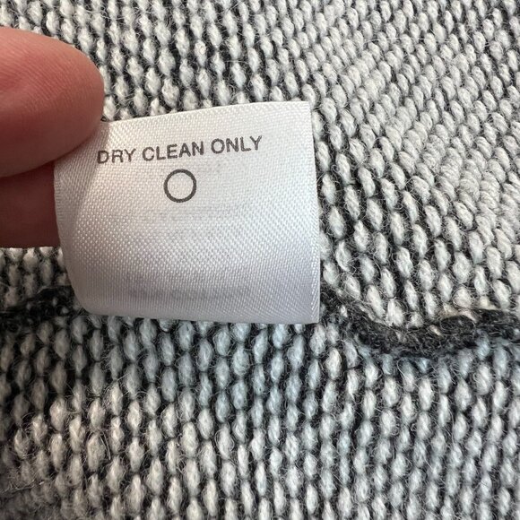 Classiques Entier Cardigan Sweater Jacket Womens Small Black White Belted Office - Picture 15 of 16